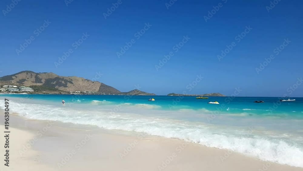 Orient Beach is the most popular and busiest beach in the entire Caribbean. The beach is reputed as much for its natural beauty as it is for being the islands foremost swimsuit optional beach. Orient Beach is the most popular and busiest beach in the entire Caribbean. The beach is reputed as much for its natural beauty as it is for being the islands foremost swimsuit optional beach.
