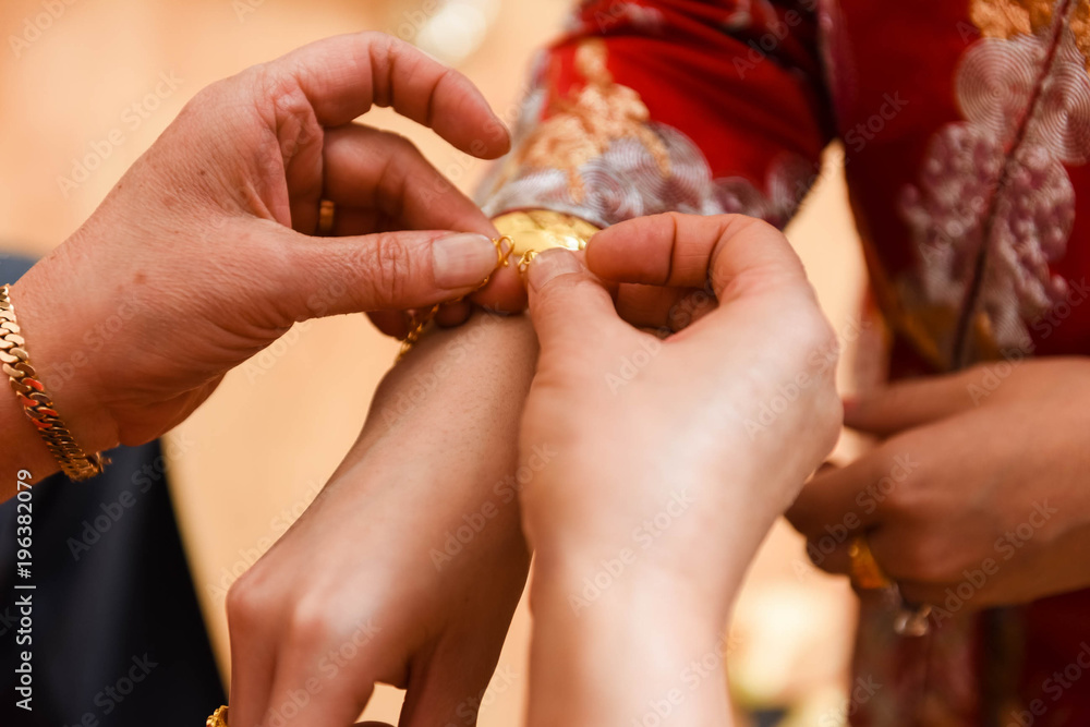 Chinese wedding 2025 gold bracelet