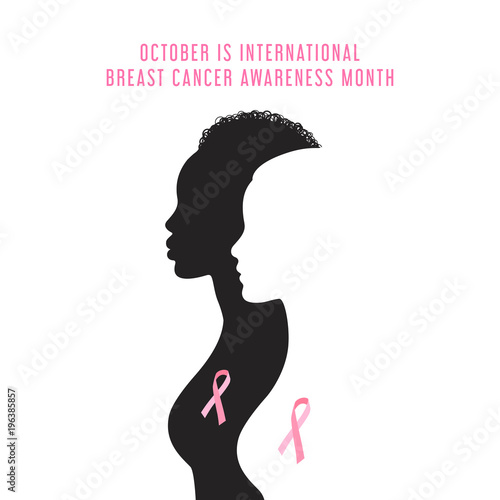 Breast cancer awareness month card