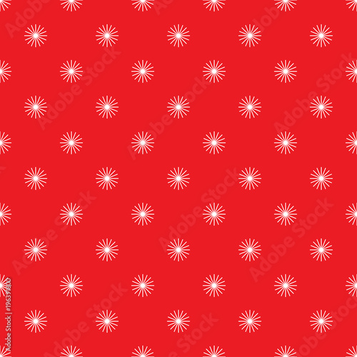 Winter snowflakes seamless pattern