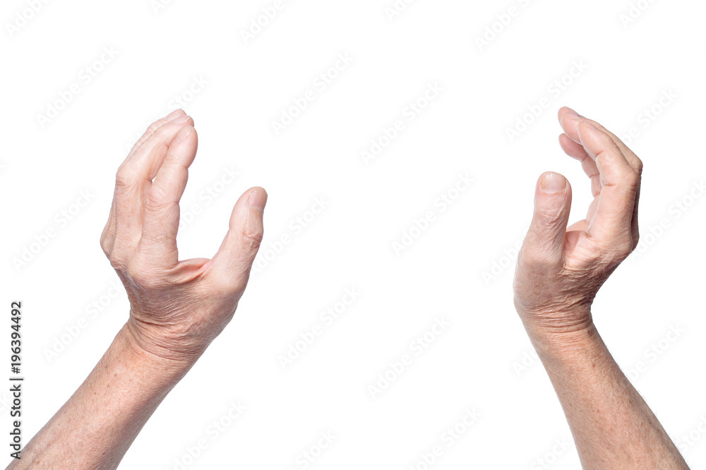 Hands of senior woman Hands of senior woman