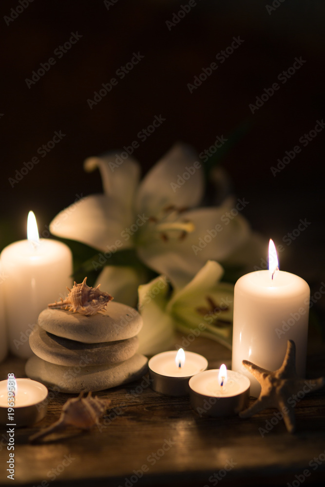 Beautiful composition of spa Beautiful composition of spa