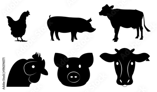 Set of livestock