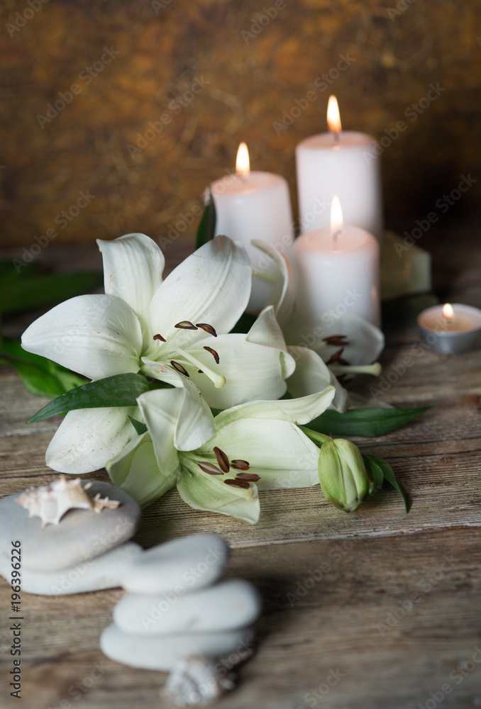 Beautiful composition of spa Beautiful composition of spa