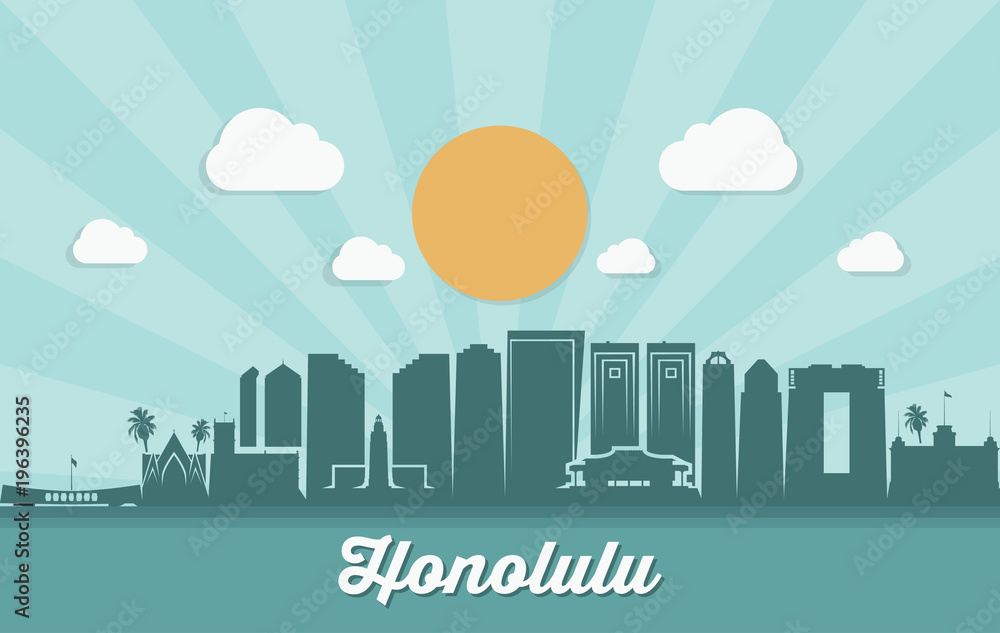 Honolulu skyline - Hawaii