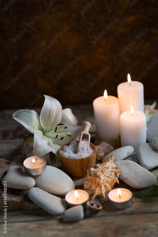Beautiful composition of spa Beautiful composition of spa
