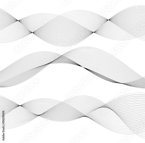 design element wavy lines tape motion02