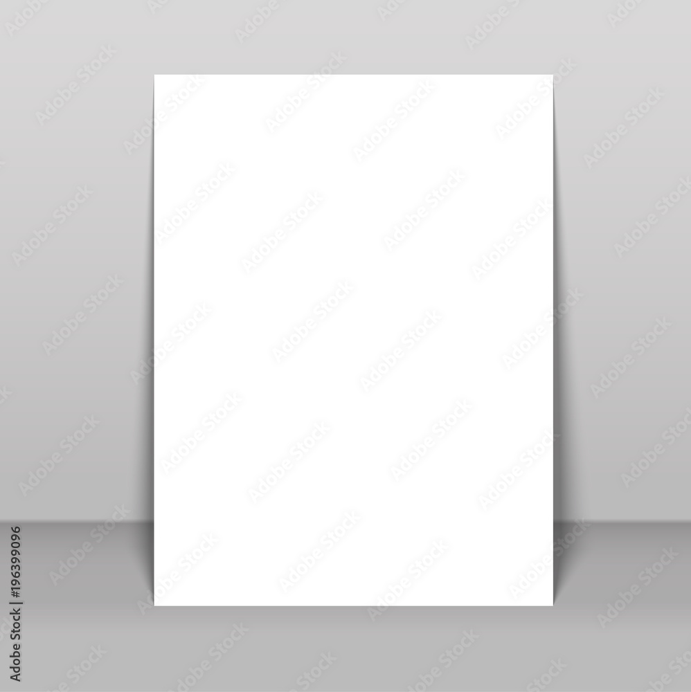 Blank poster bi fold brochure mockup cover template Blank poster bi fold brochure mockup cover template