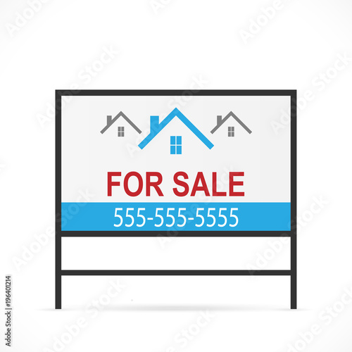 For Sale Sign Illustration