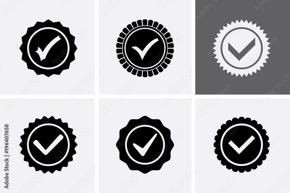 Approved or Certified Medal Icons. Approved or Certified Medal Icons.
