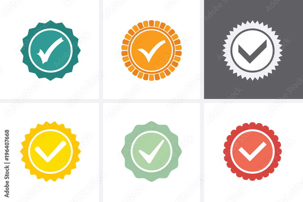 Approved or Certified Medal Icons. Approved or Certified Medal Icons.