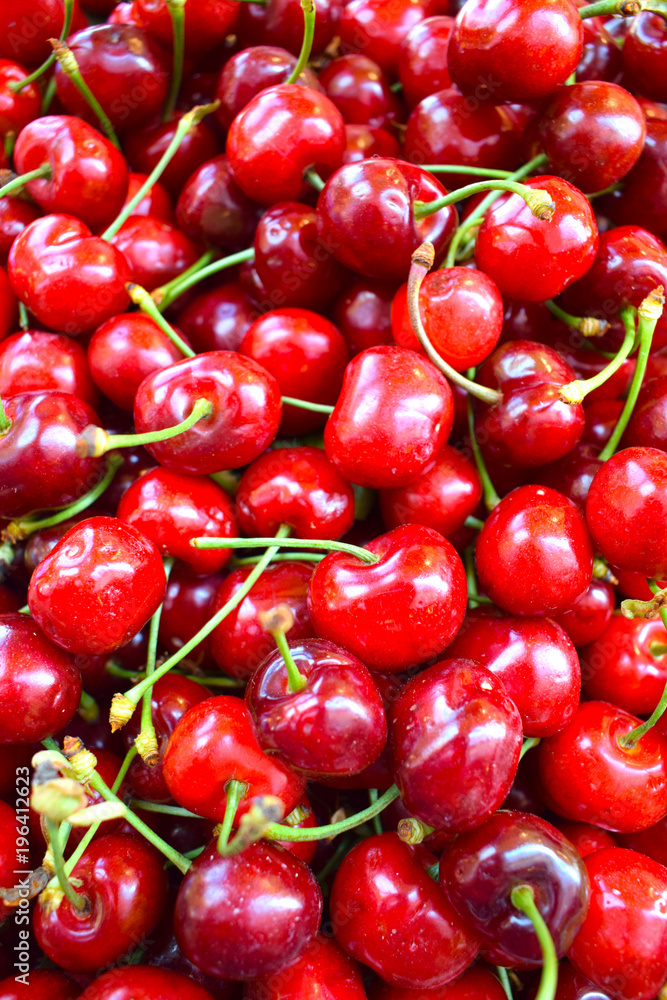 Fresh Cherries at the Rialto Market, Venice, Italy Fresh Cherries at the Rialto Market, Venice, Italy