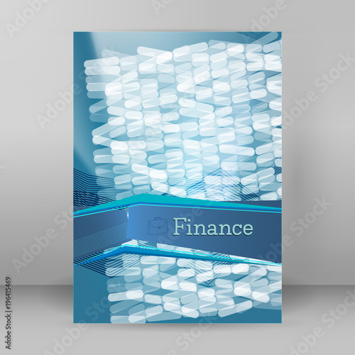 Finance flyer design elements background template02 photo