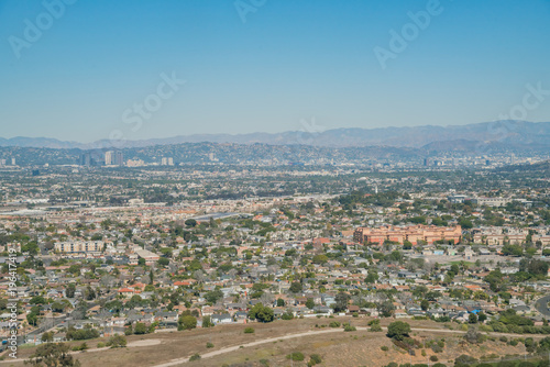 Fototapeta Naklejka Na Ścianę i Meble -  Aerial view of Playa Del Rey area