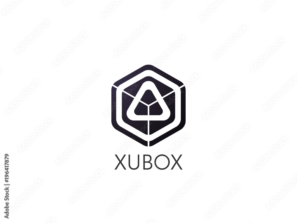 abstract geometric triangle in hexagonal cube box logo icon for corporate business, apps, data technology. letter Y symbol template Vector illustration. abstract geometric triangle in hexagonal cube box logo icon for corporate business, apps, data technology. letter Y symbol template Vector illustration.