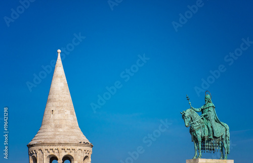 Bronze Statue of Saint Stephen or King Stephen I photo