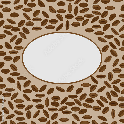 natural coffee beans background