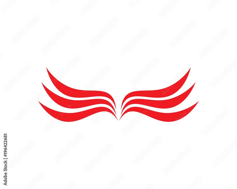 Obraz premium Falcon Wing Logo Template