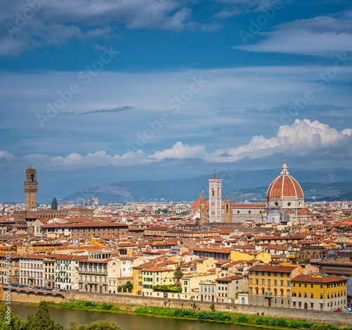 Panorama of Florence and Sa...