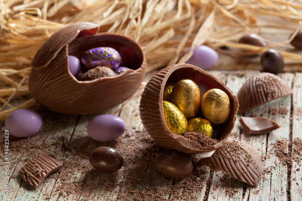 Fototapeta premium Oeufs_de_Paques