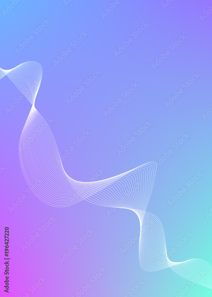 soft rainbow gradient background for page brochure11