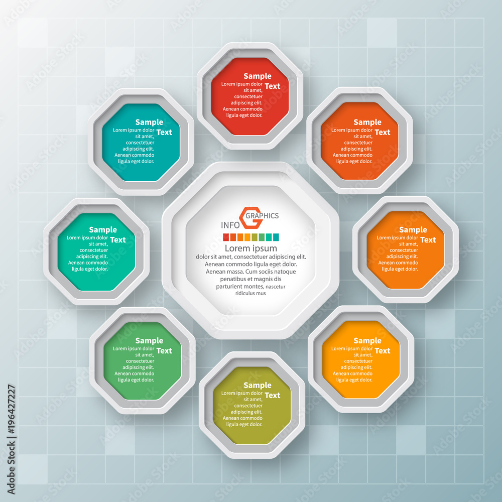 Abstract 3D Paper Infographics Abstract 3D Paper Infographics