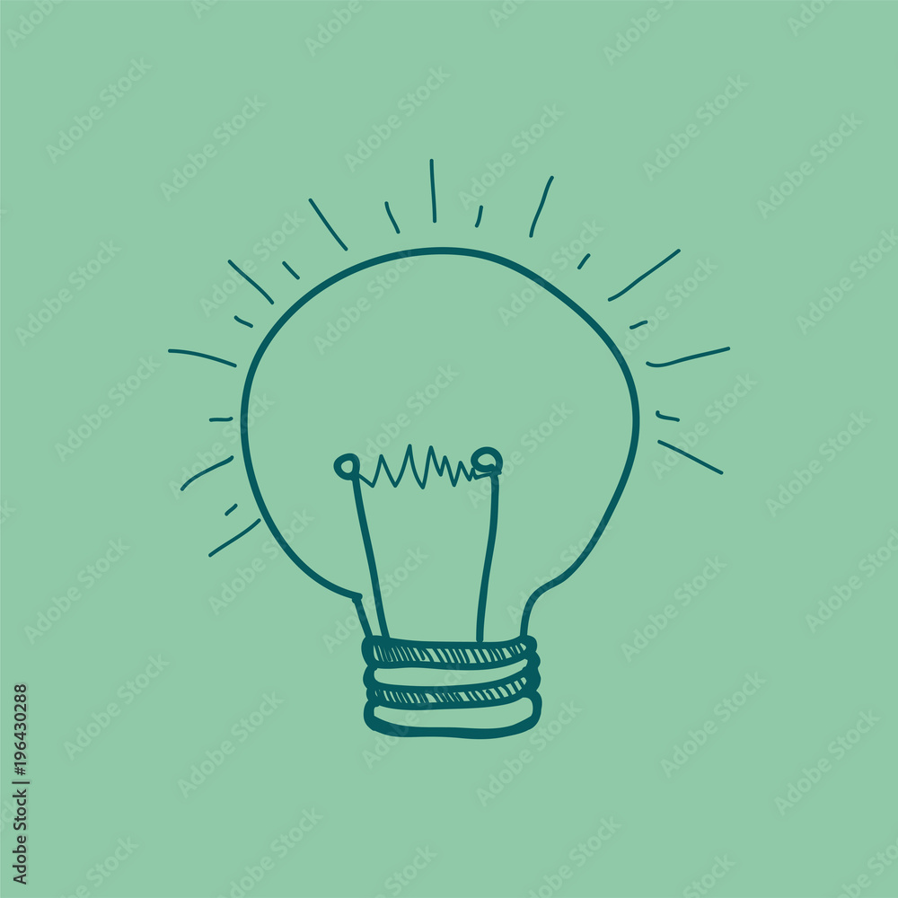 Illustration of a light bulb