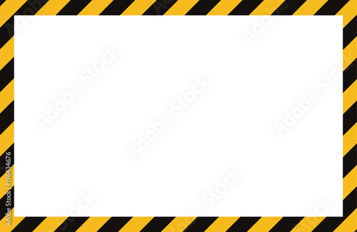 Warning pattern frame