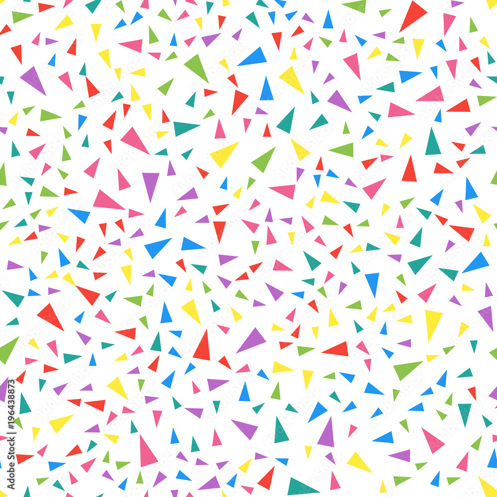 Geometric seamless pattern of triangles. Abstract repeating background. Vector illustration Geometric seamless pattern of triangles. Abstract repeating background. Vector illustration