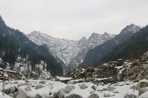 Great Himalayan ranges of Solang Valley, Manali photo