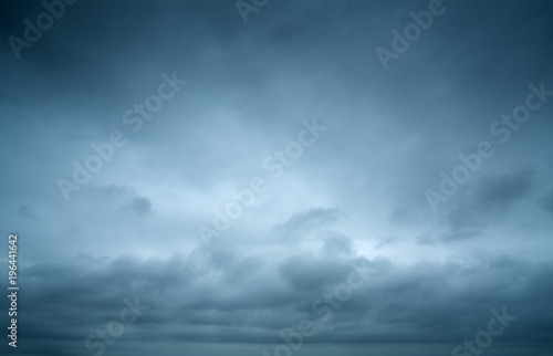 Sky and dark clouds