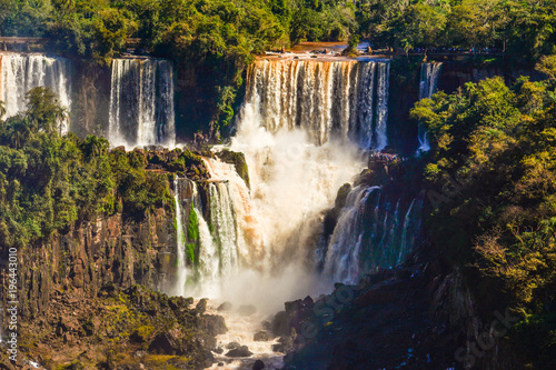 Fototapeta Naklejka Na Ścianę i Meble -  Iguazu Falls at Iguazu National Park - Wonder of the World