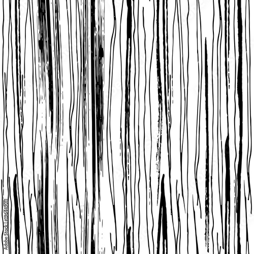 Vector grunge seamless texture of vertical hand-drawn ink lines.