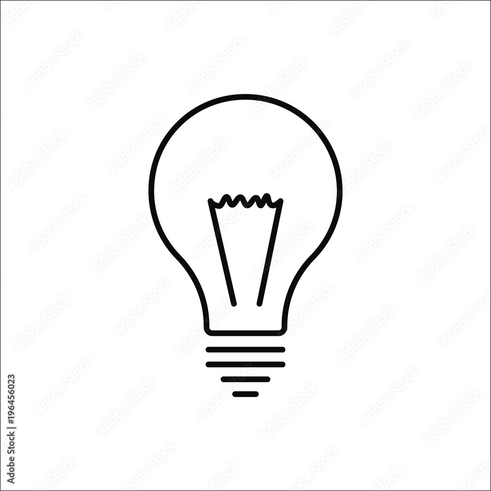 idea Vector icon, ight bulb vector icon idea Vector icon, ight bulb vector icon