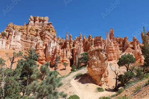 Rock Hoodoos in Bryce Canyon National Park in Utah. USA