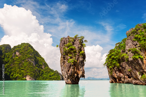 James Bond island near Phuket in Thailand