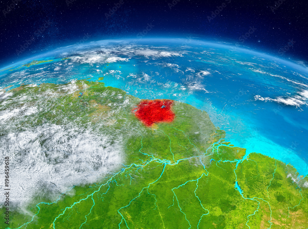 Suriname on Earth