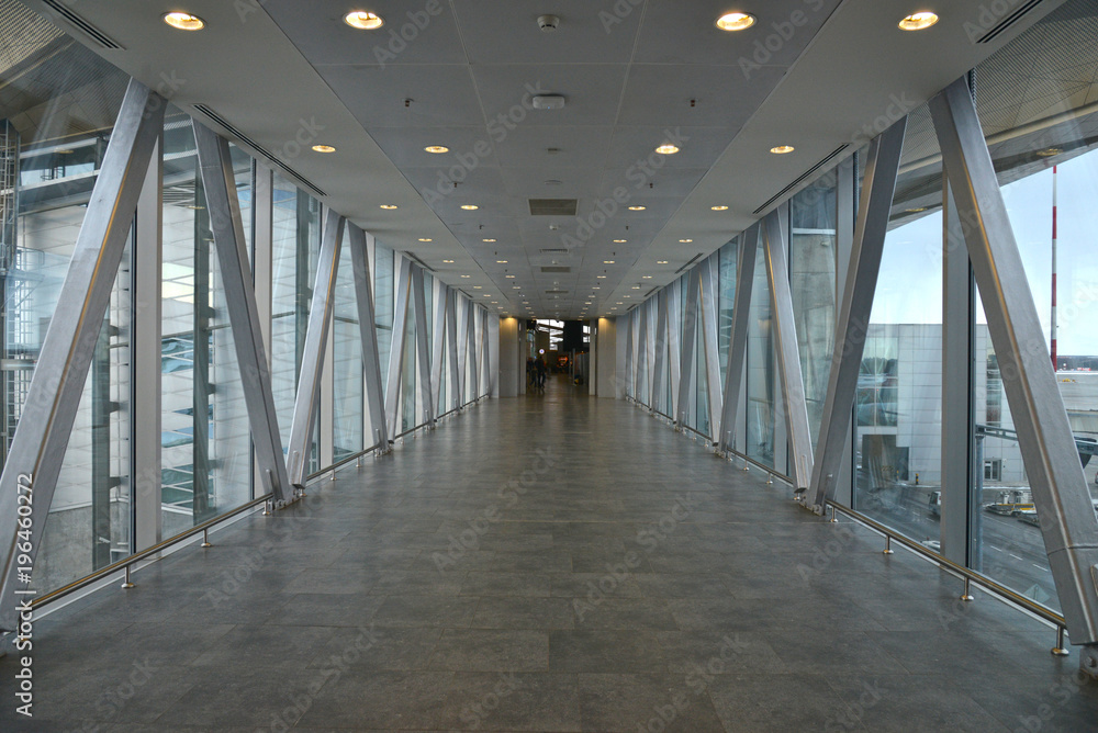 Empty corridor Of airport