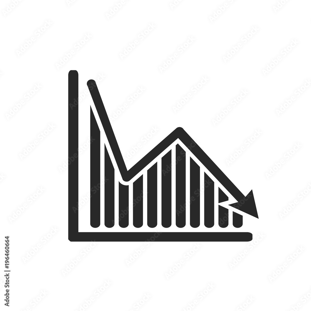 Graph chart vector icon. presentation and chart. Business concept Graph chart vector icon. presentation and chart. Business concept