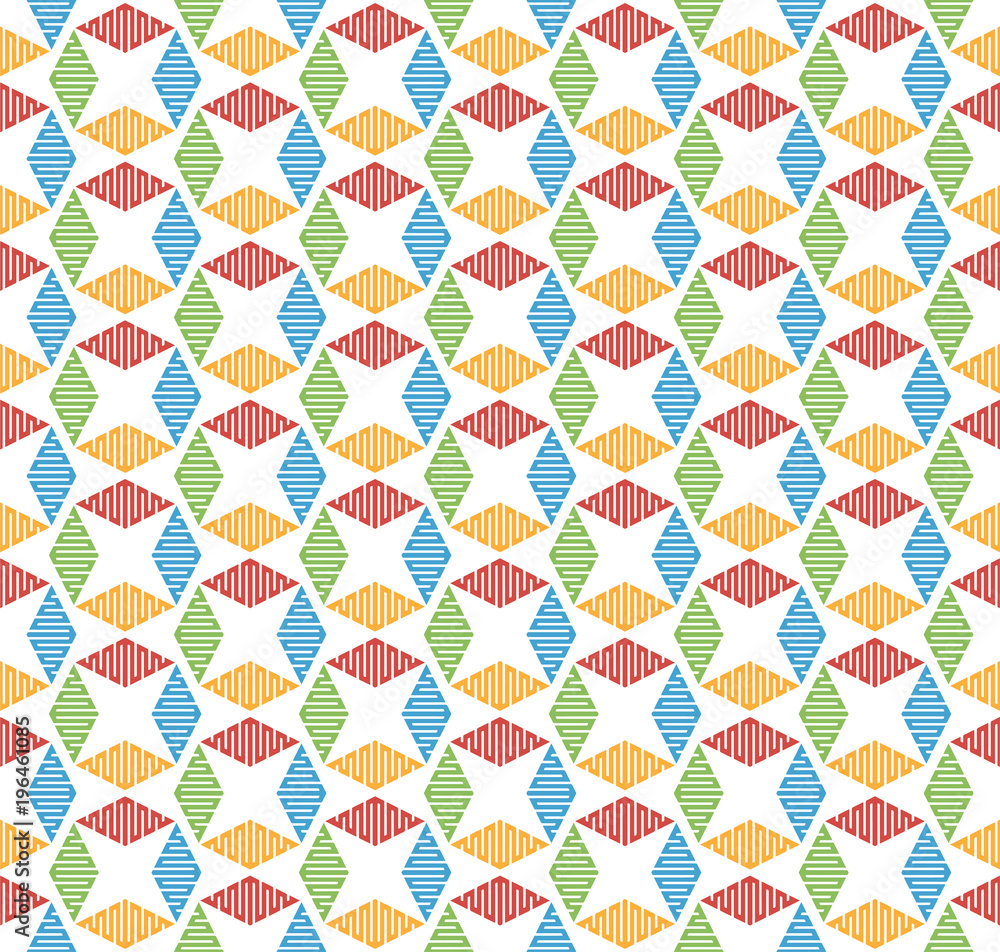 Seamless pattern geometric background