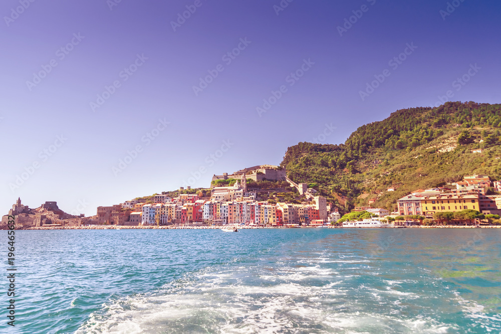 Picturesque views of Portovenere. Liguria, La Spezia, Italy