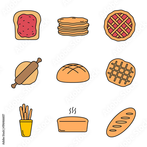 Bakery color icon