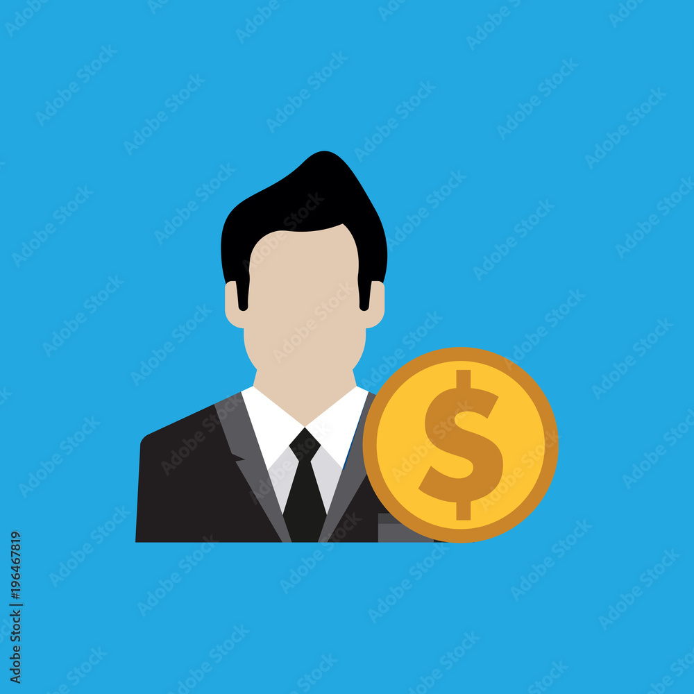INVESTOR FLAT ICON INVESTOR FLAT ICON