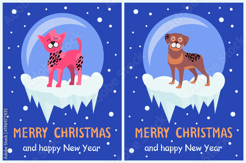 Merry Christmas and Happy New Year Doggy Congrats
