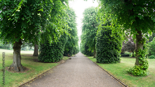 Obraz na płótnie Path in Grosvenor Park Chester