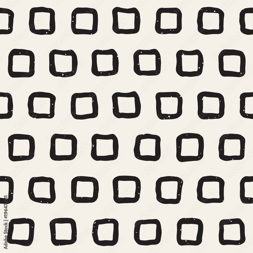 Hand drawn style ethnic seamless pattern. Abstract grungy geometric background in black and white. Hand drawn style ethnic seamless pattern. Abstract grungy geometric background in black and white.