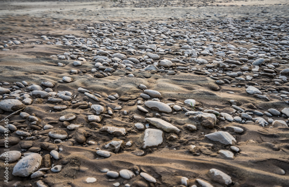 Obraz premium Little river rock pebbles