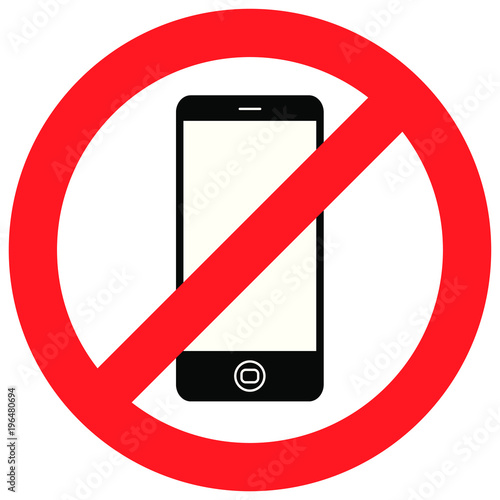 no smart phone allowed