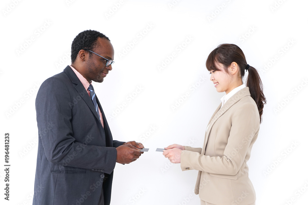 exchange of business cards exchange of business cards exchange of business cards exchange of business cards