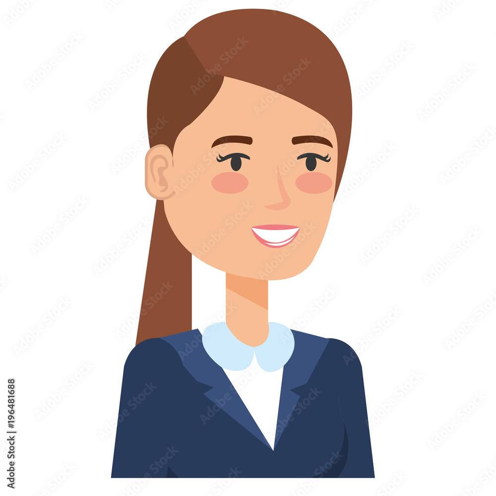 beautiful businesswoman avatar character beautiful businesswoman avatar character